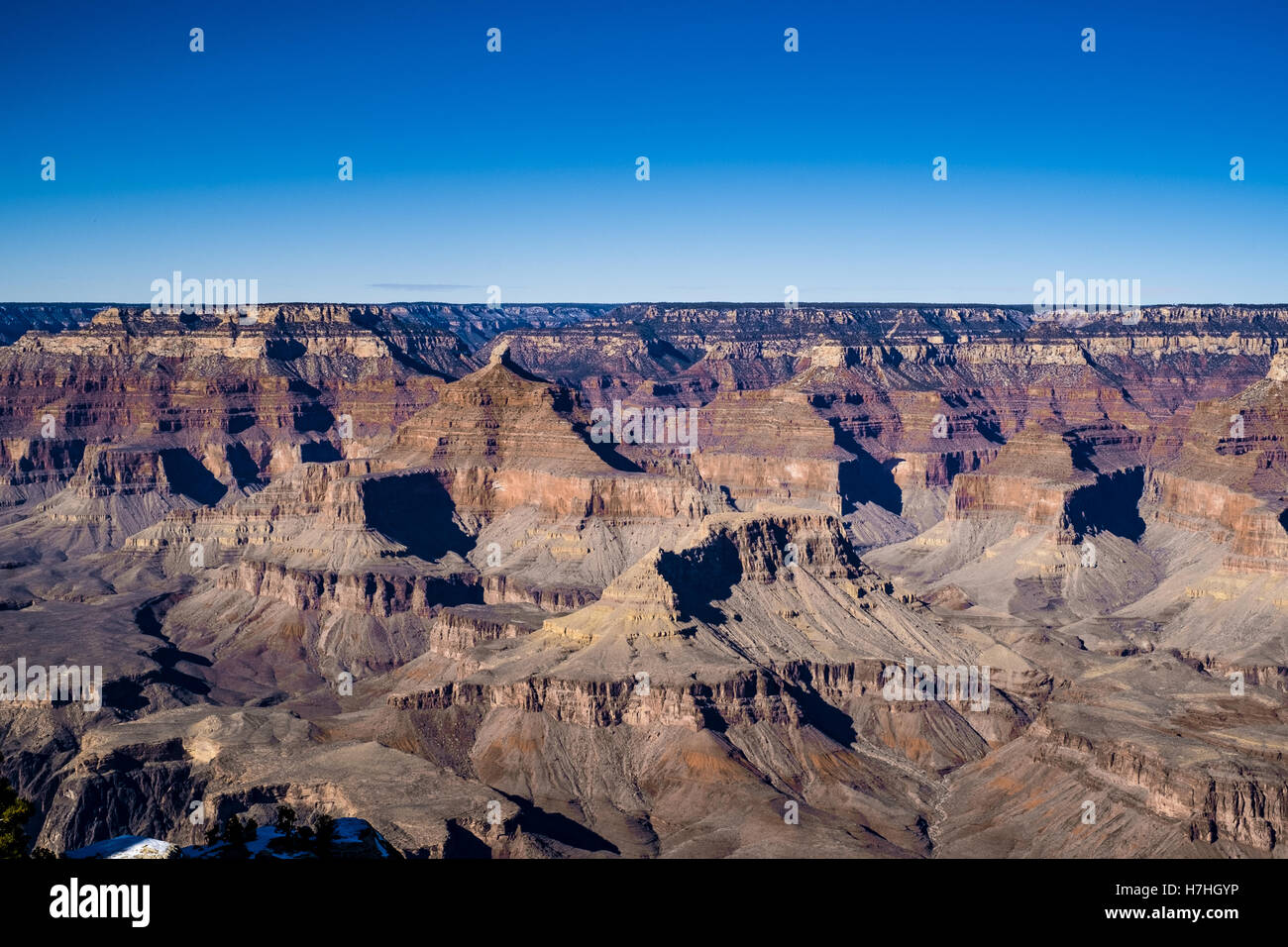 Gran Canyon Mutter Punkt am South Rim entnommen Stockfoto