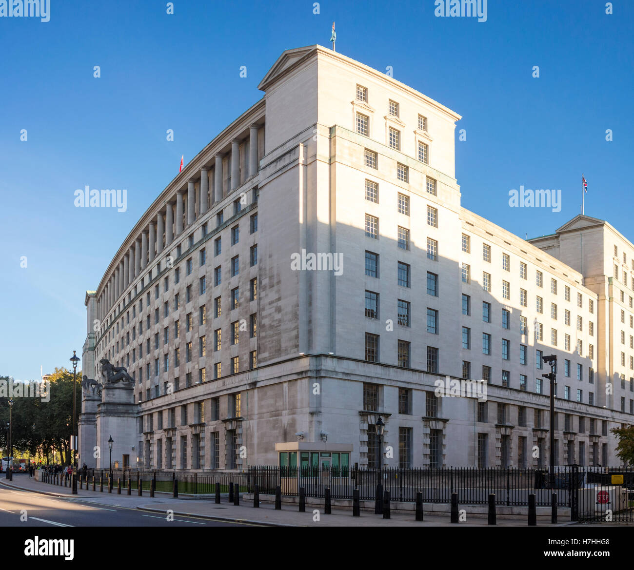 Ministerium der Verteidigung wichtigsten Gebäude, Whitehall, London, UK Stockfoto