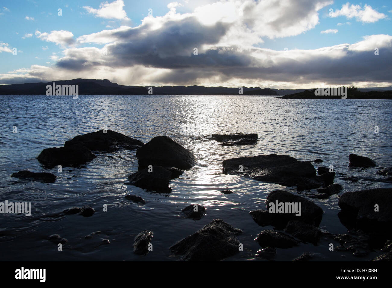 See Thingvallavatn, Island Stockfoto