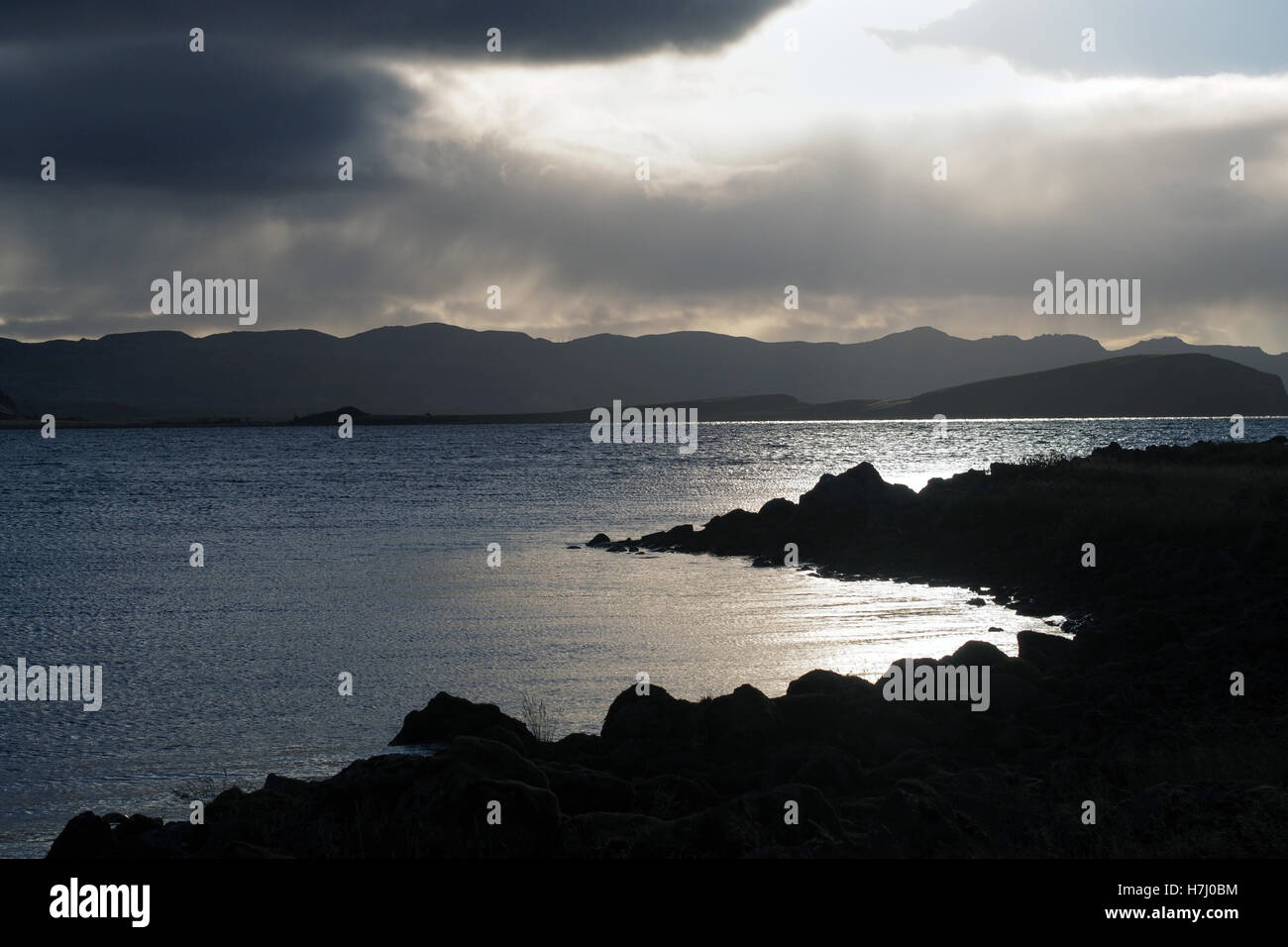 See Thingvallavatn, Island Stockfoto