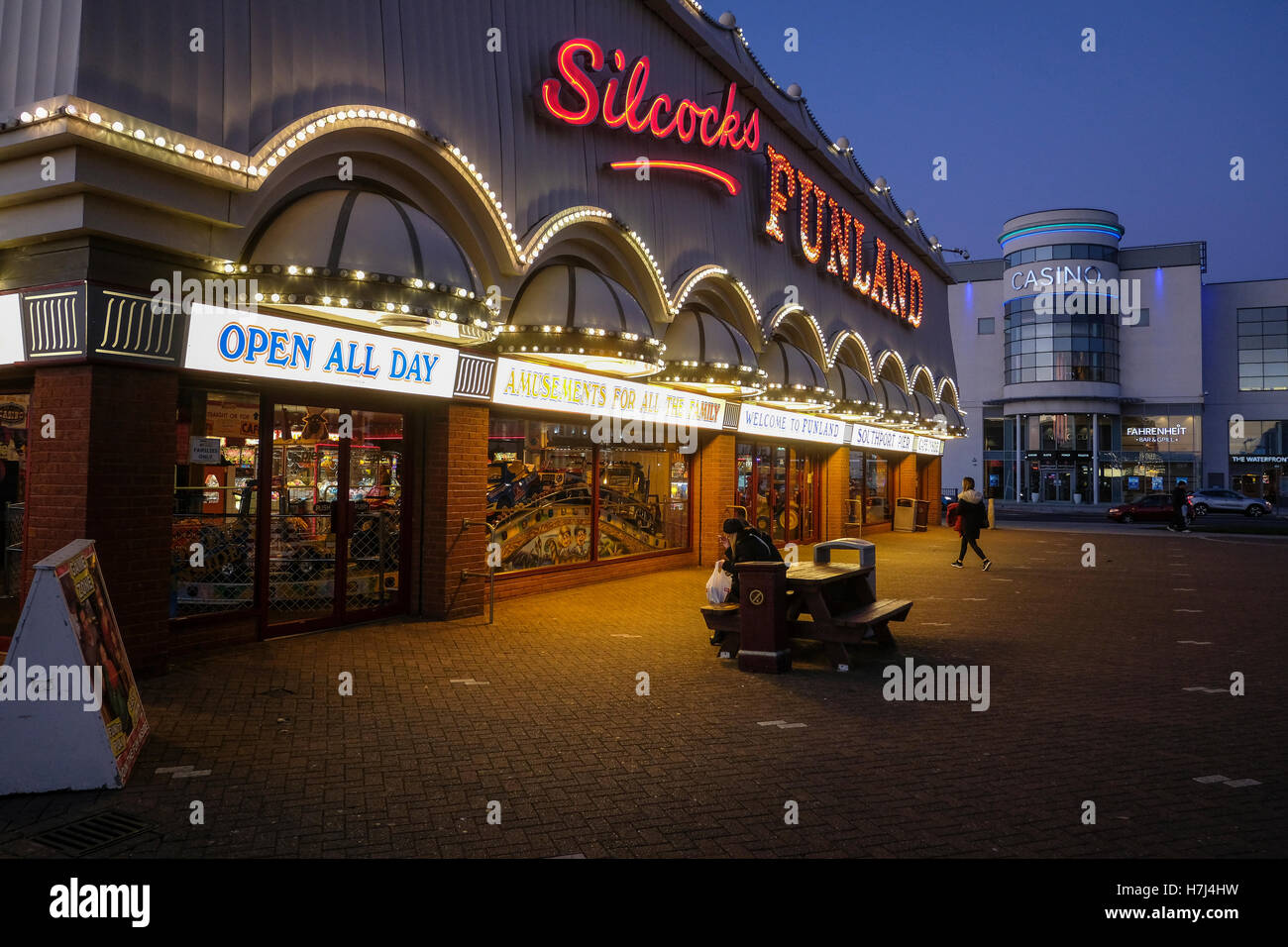 Southport Arcade Stockfoto