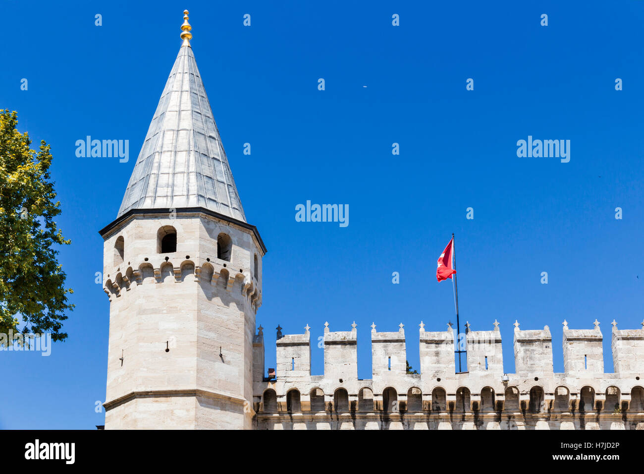 Stadtplänen von Istanbul. Topkapi-Palast aus XV Jahrhundert auf die Liste des Unesco Weltkulturerbes. Stockfoto