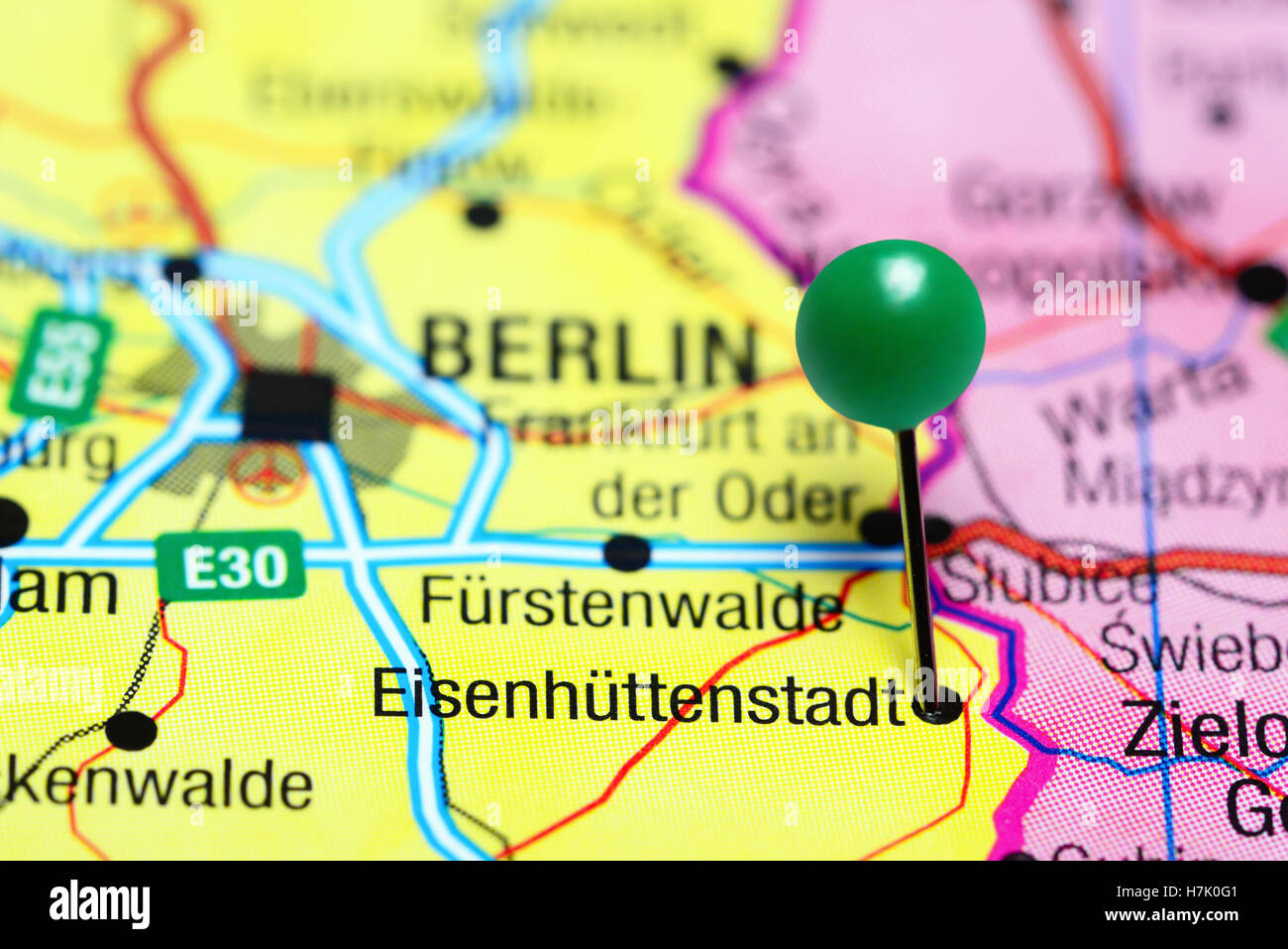Eisenhüttenstadt stadtplan -Fotos und -Bildmaterial in hoher Auflösung