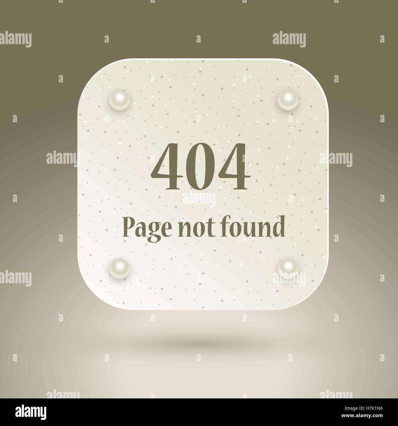 404 Fehler-Datei nicht auf Webseite gefunden. Vektor-Illustration. Stock Vektor