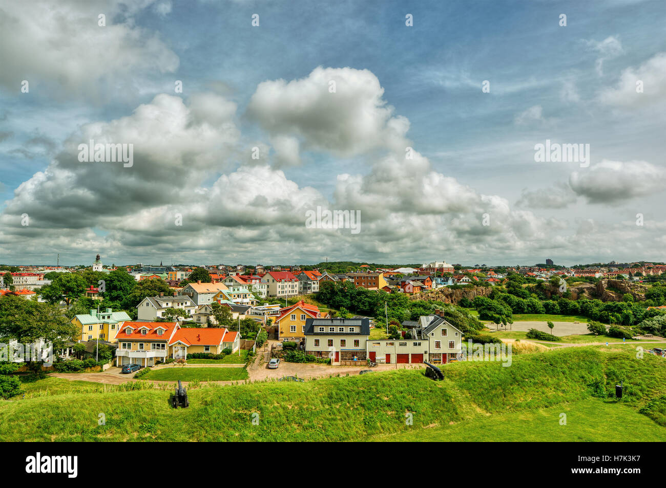 Juli 2016, die Stadt Varberg (Schweden) Stockfoto