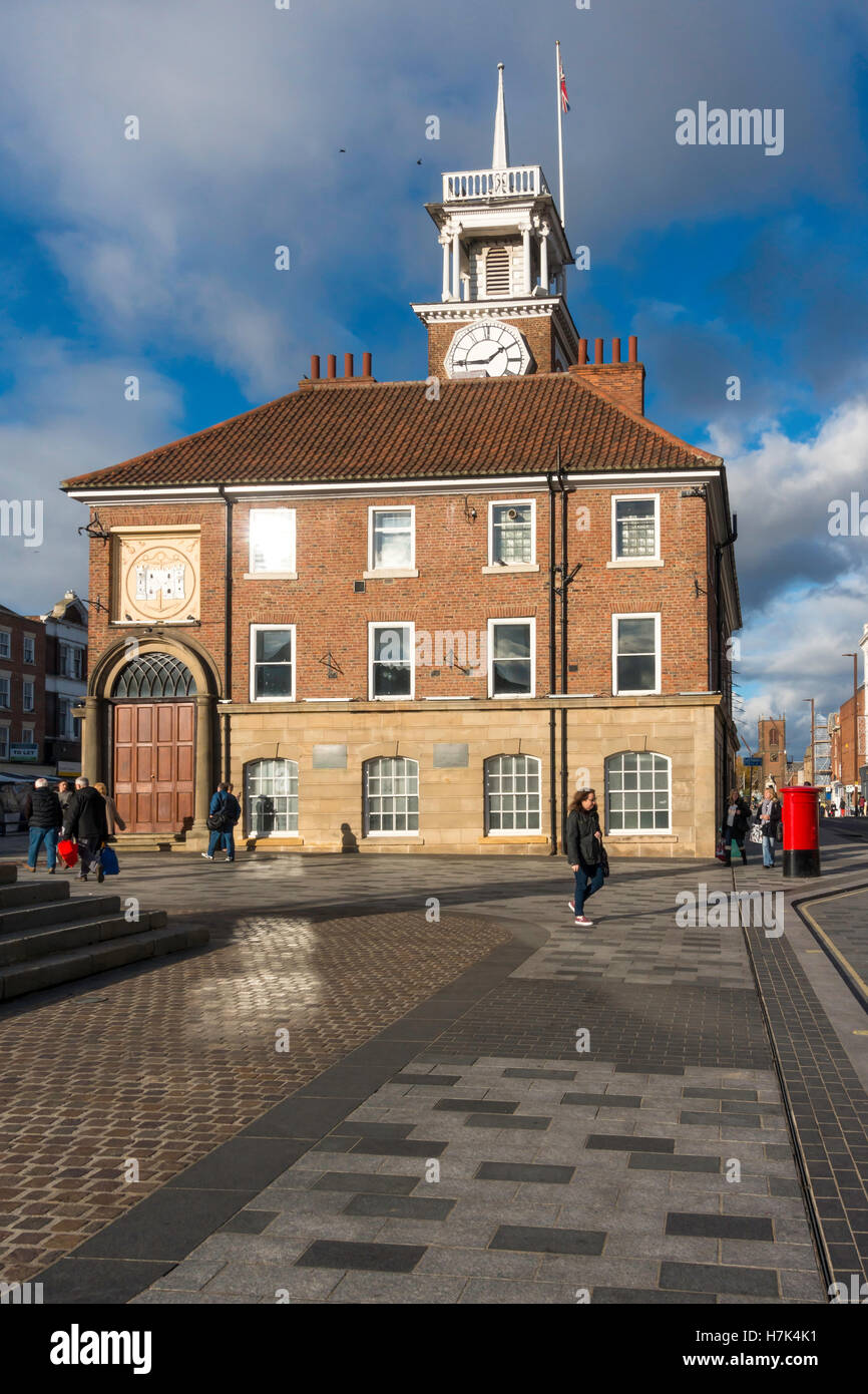 Rathaus, Hauptstraße Stockton on Tees, Co. Durham UK Stockfoto