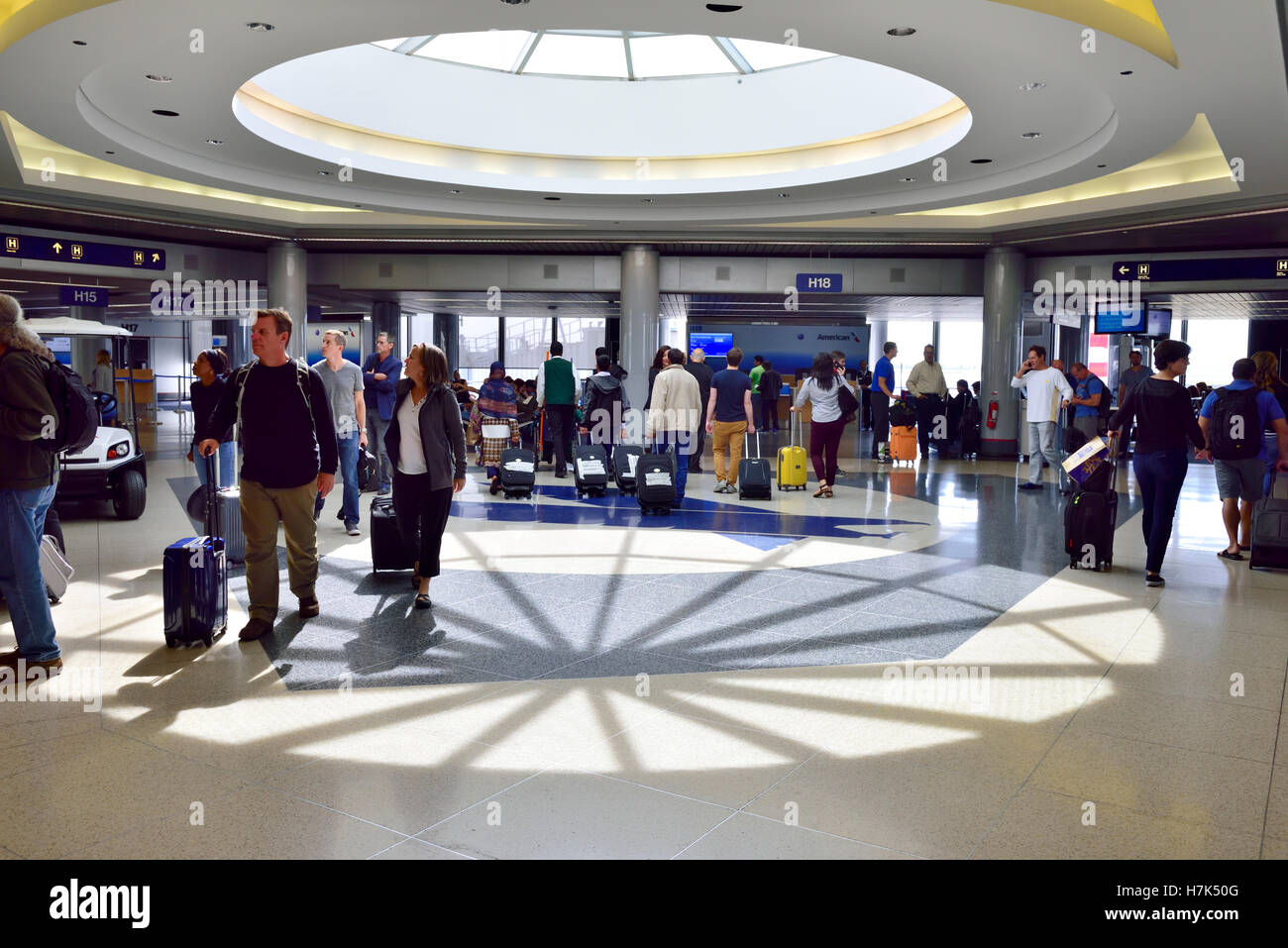 Halle in Chicago O' Hare International Airport, USA Stockfoto