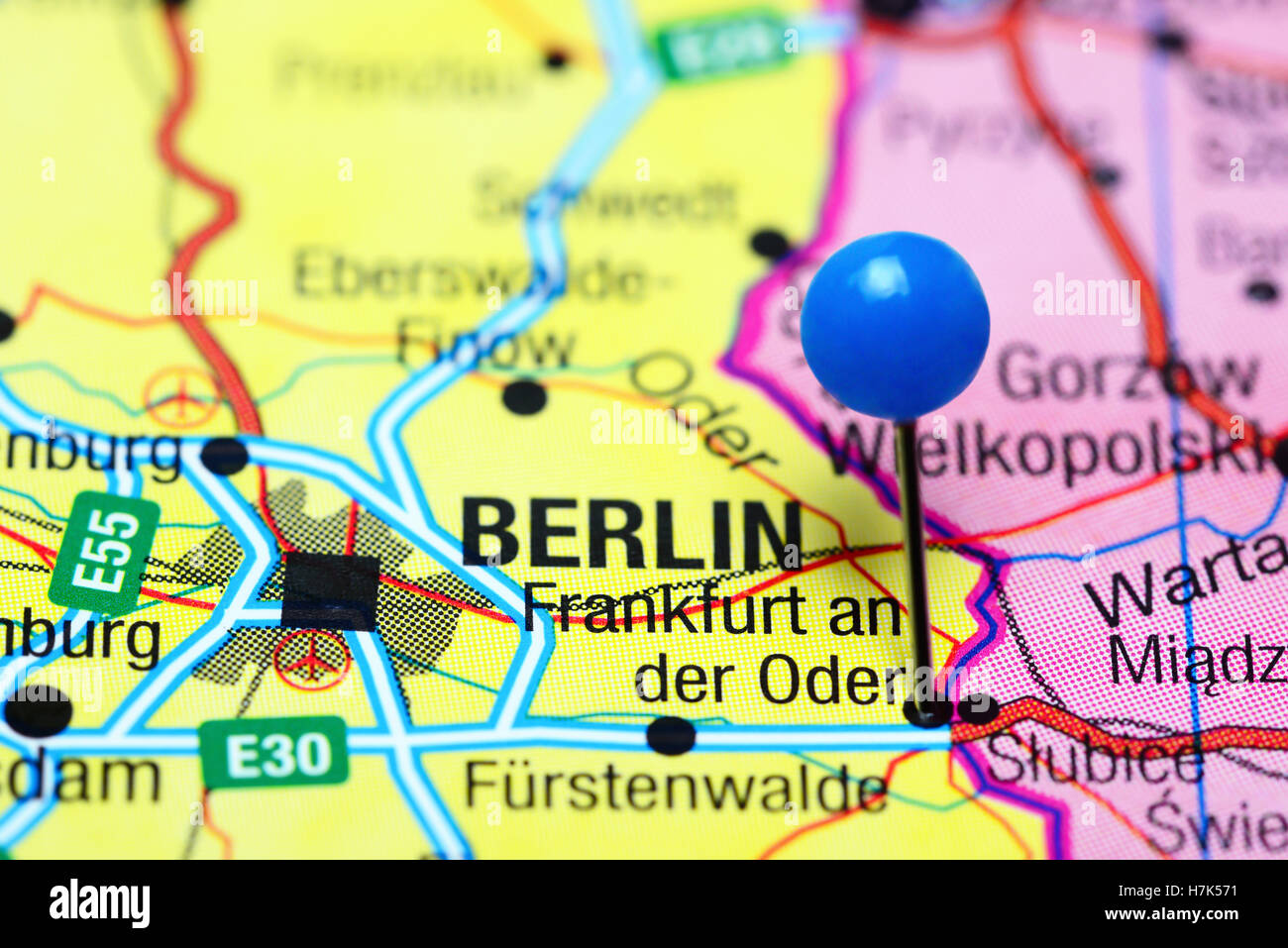Frankfurt map -Fotos und -Bildmaterial in hoher Auflösung – Alamy