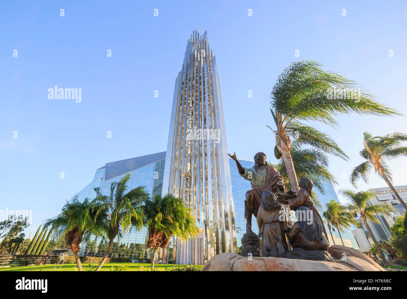 Orange Land, 25 NOV: Die berühmte Crystal Chruch ON 25. November 2014 in Orange Country, Kalifornien Stockfoto