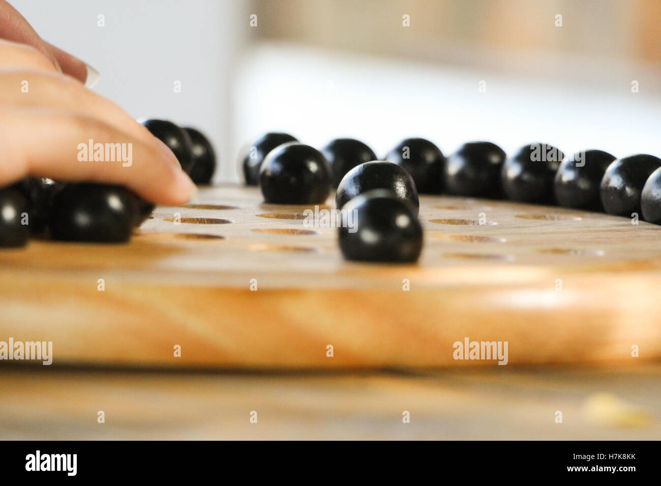 Chinese Checkers Spiel Stockfoto
