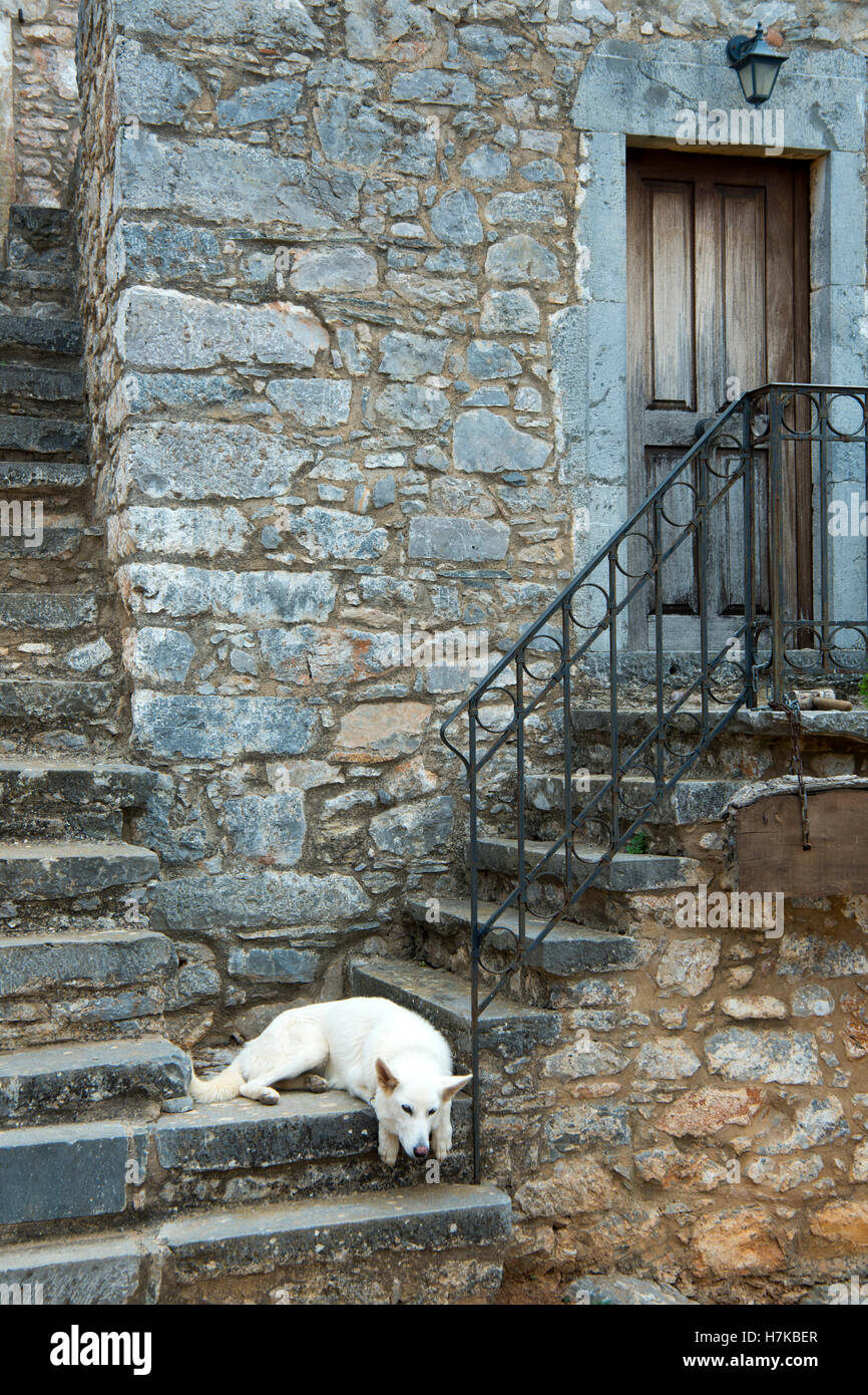 Griechenland, Kreta, Kloster Moni Halepas Stockfoto