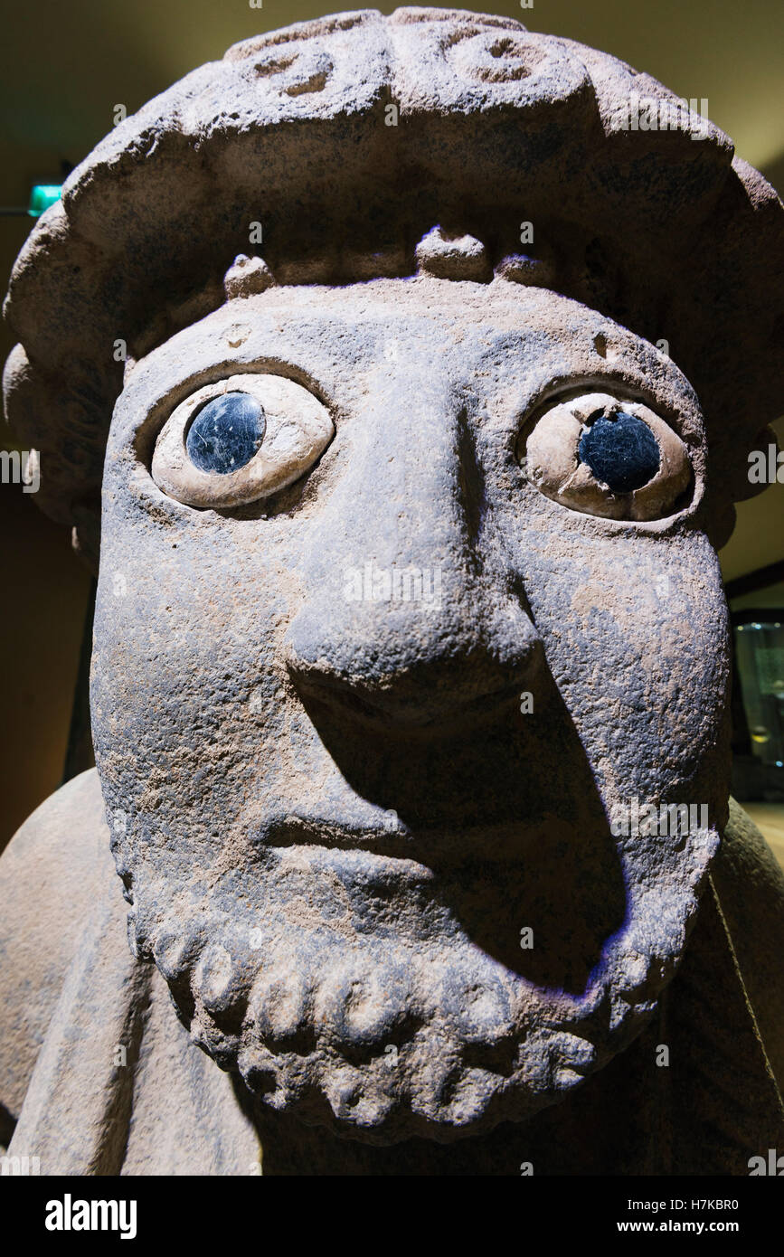 Türkei, Ost-Anatolien, Hatay, Mosaik Museum Statue von Suppiluliuma, 9. Jahrhundert Hittite Reich Stockfoto