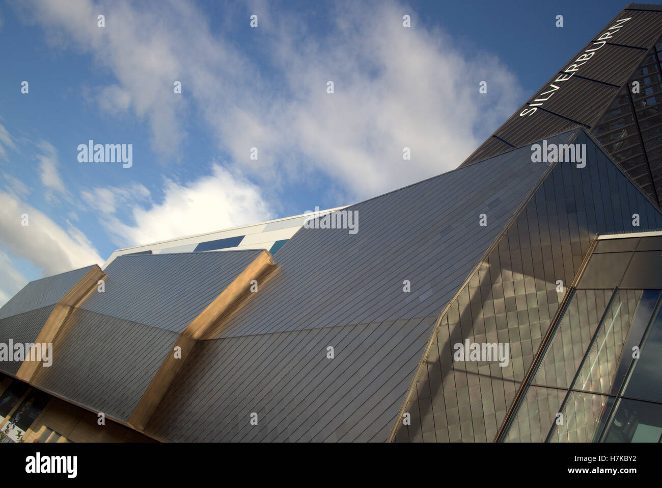 Silverburn Einkaufszentrum Logo Pollok Glasgow Stockfoto