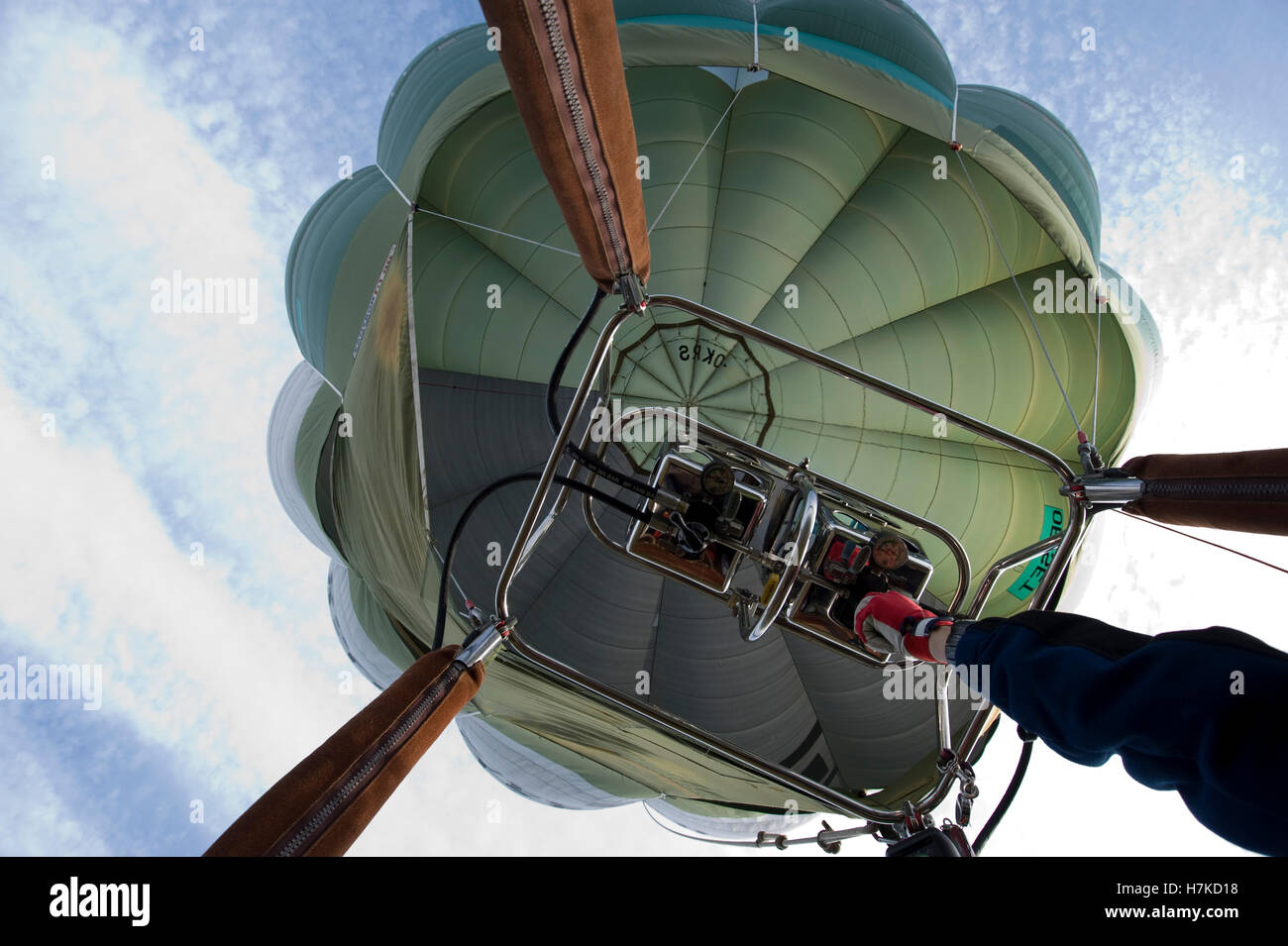 Heißluftballon Stockfoto