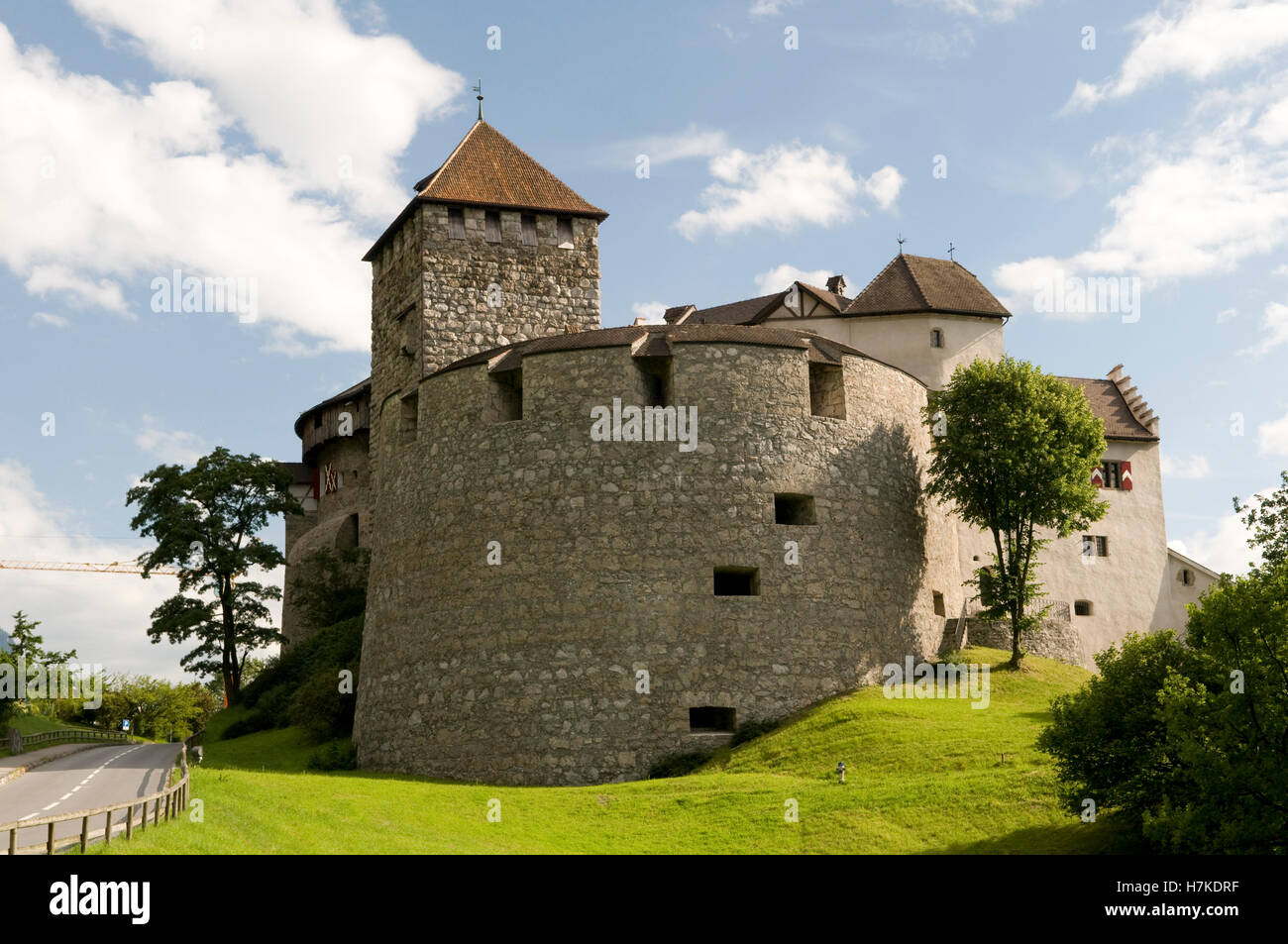 Schloss Schloss Vaduz, Fürstentum Liechtenstein, Europa Stockfoto