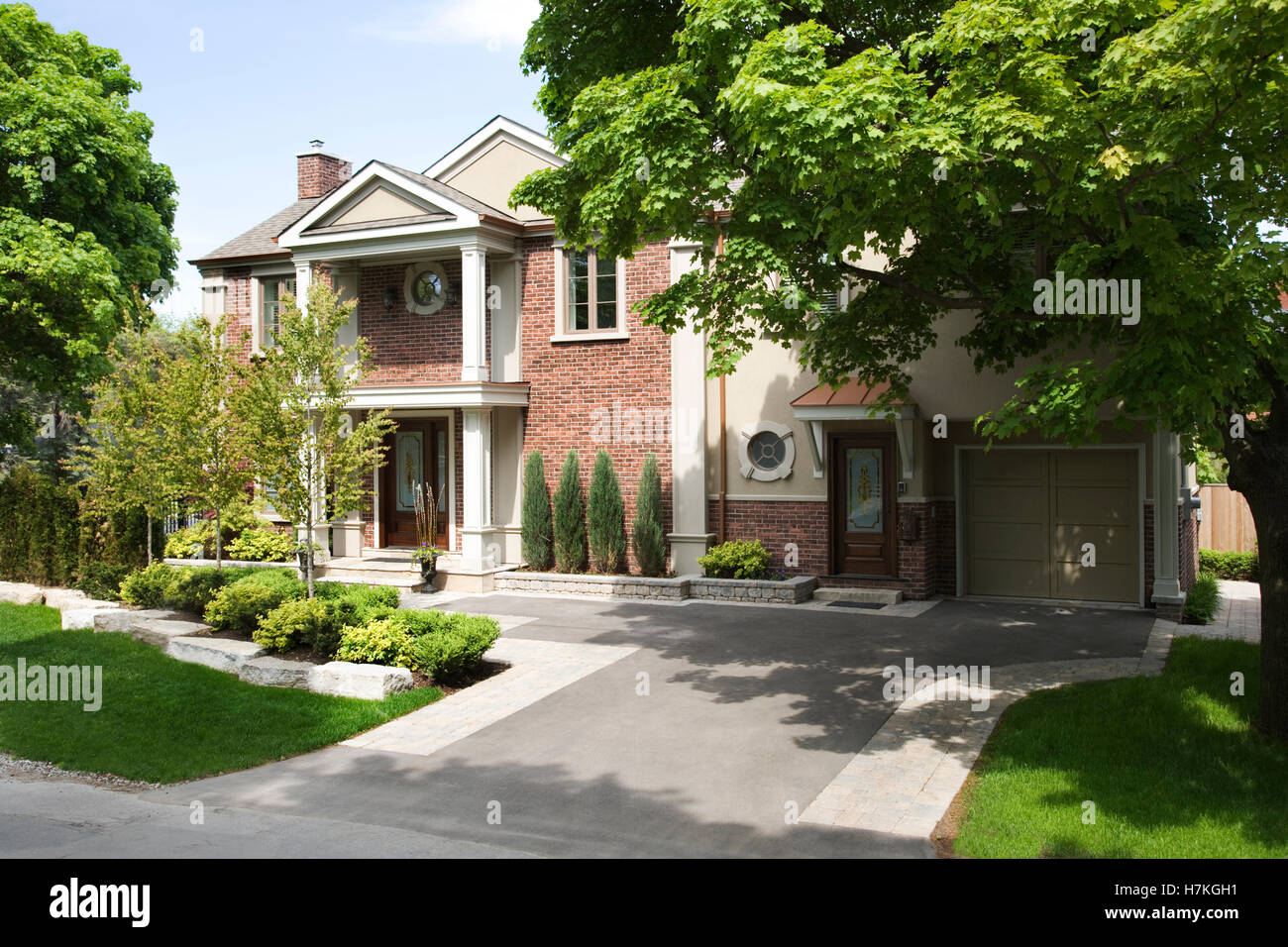 Außenseite des eigene Haus Stockfoto