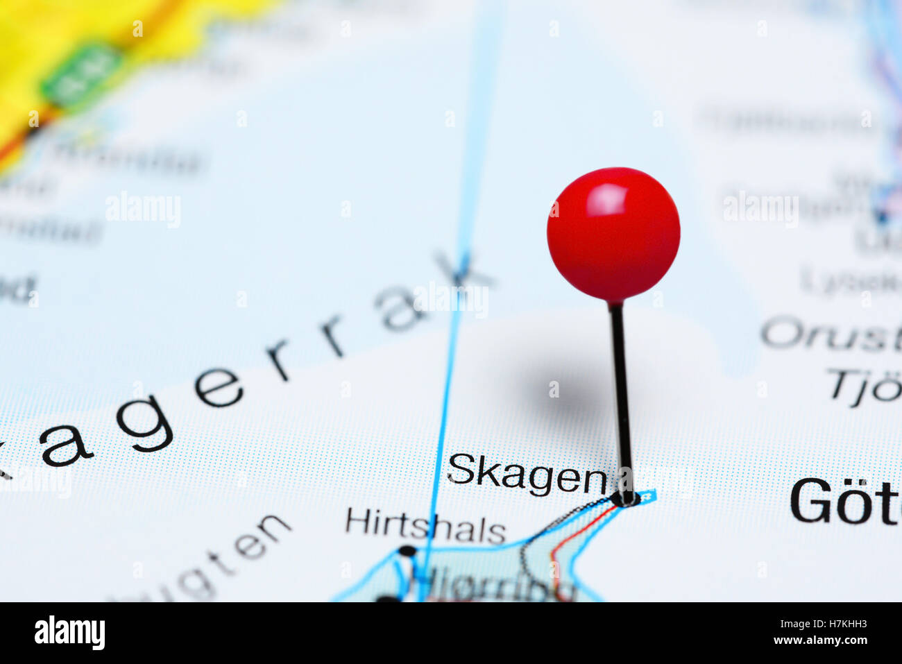 Wunderschone Skagen Danemark Karte Bilder