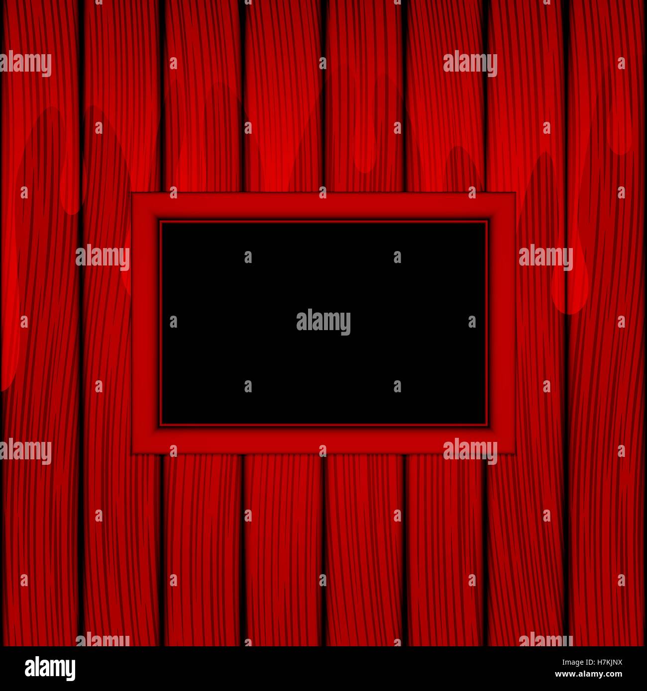 Roter Rahmen Stock Vektor