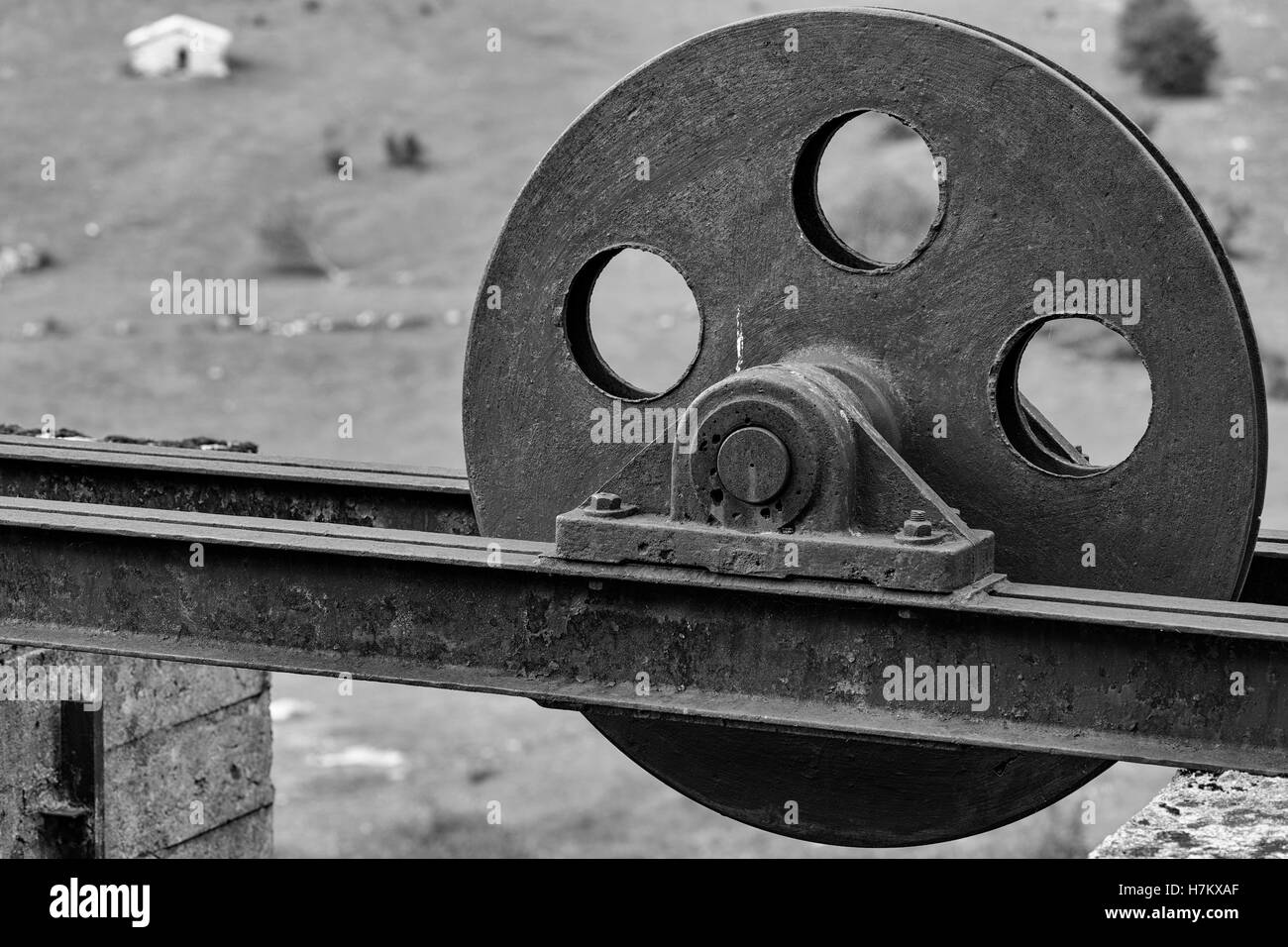 Cable Car Fuente Dé, Picos de Europa, Kantabrien, Spanien. Stockfoto