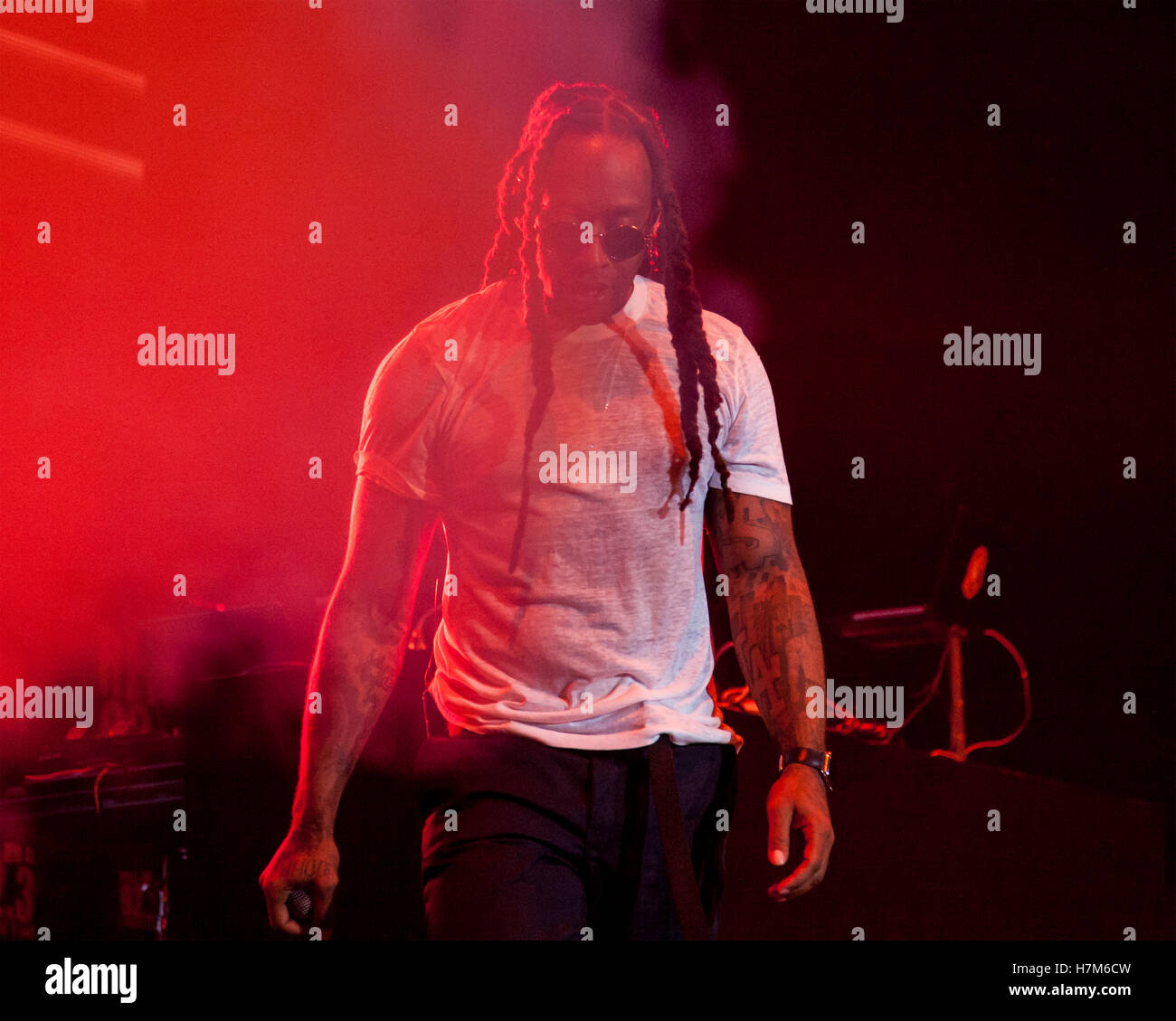 Ty Dolla Zeichen führt bei der echten Show 2016 präsentiert von Real 92,3 im Forum in Los Angeles, Ca Stockfoto