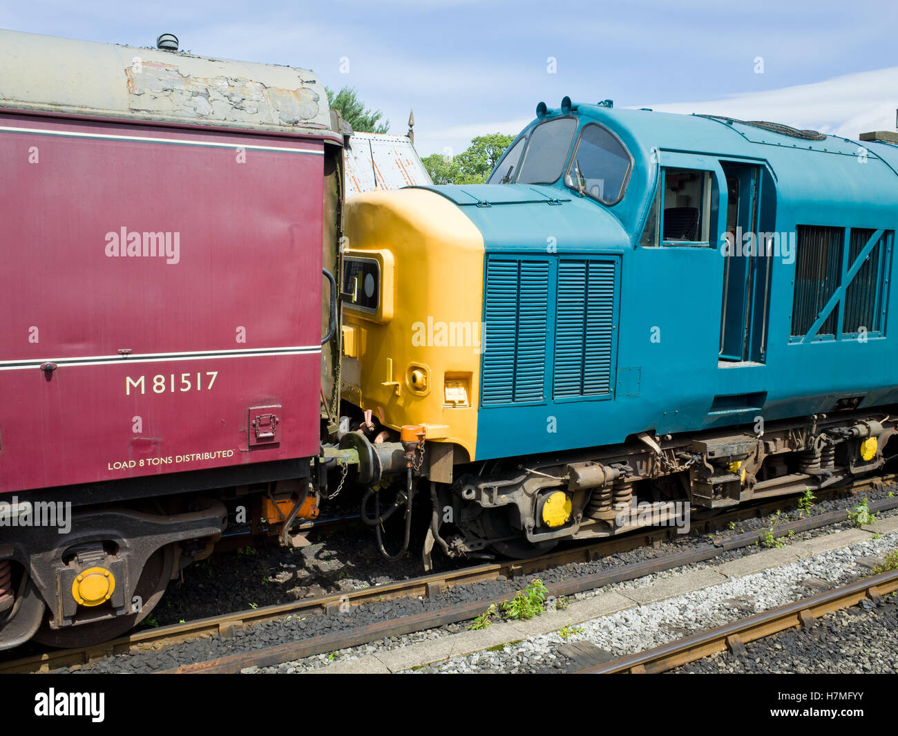 British Rail Diesellokomotive Stockfoto