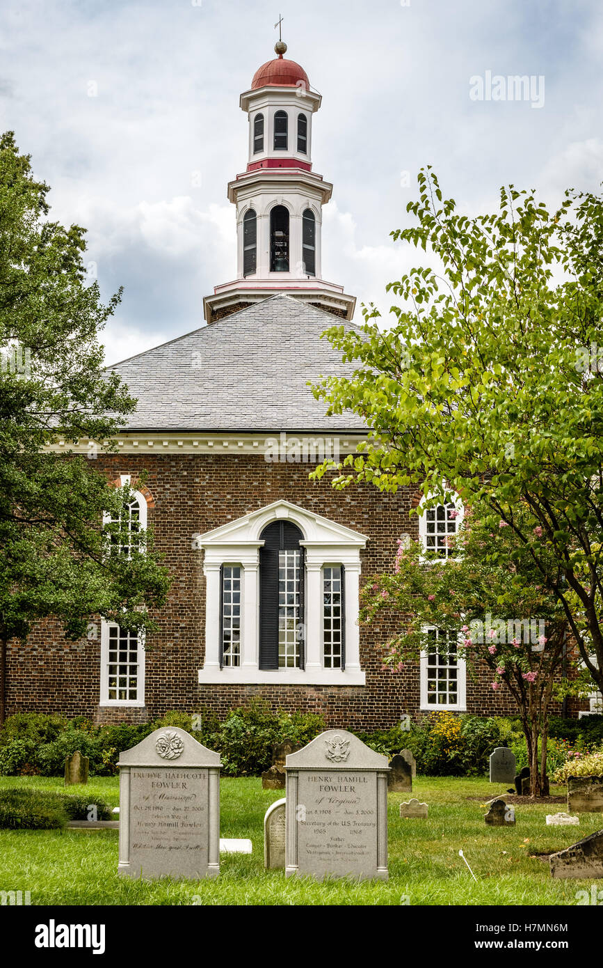 Christuskirche, 118 Nord Washington Street, Alexandria, Virginia Stockfoto