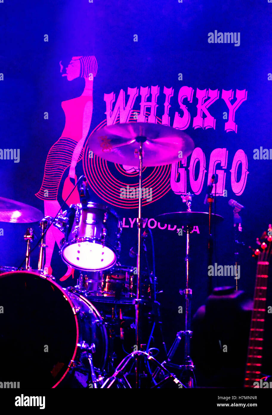 Der Whisky A Go-Go-Bühne am Sunset Strip in West Hollywood, Kalifornien Stockfoto