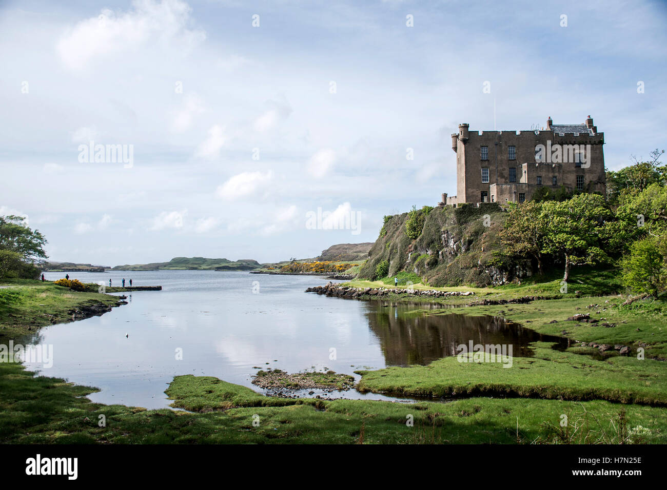Landschaft rund um Loch Dunvegan Isle Of Skye Schottland Großbritannien Stockfoto