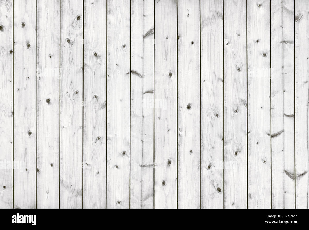 Alten weißen Boden Holz Hintergrund Stockfoto