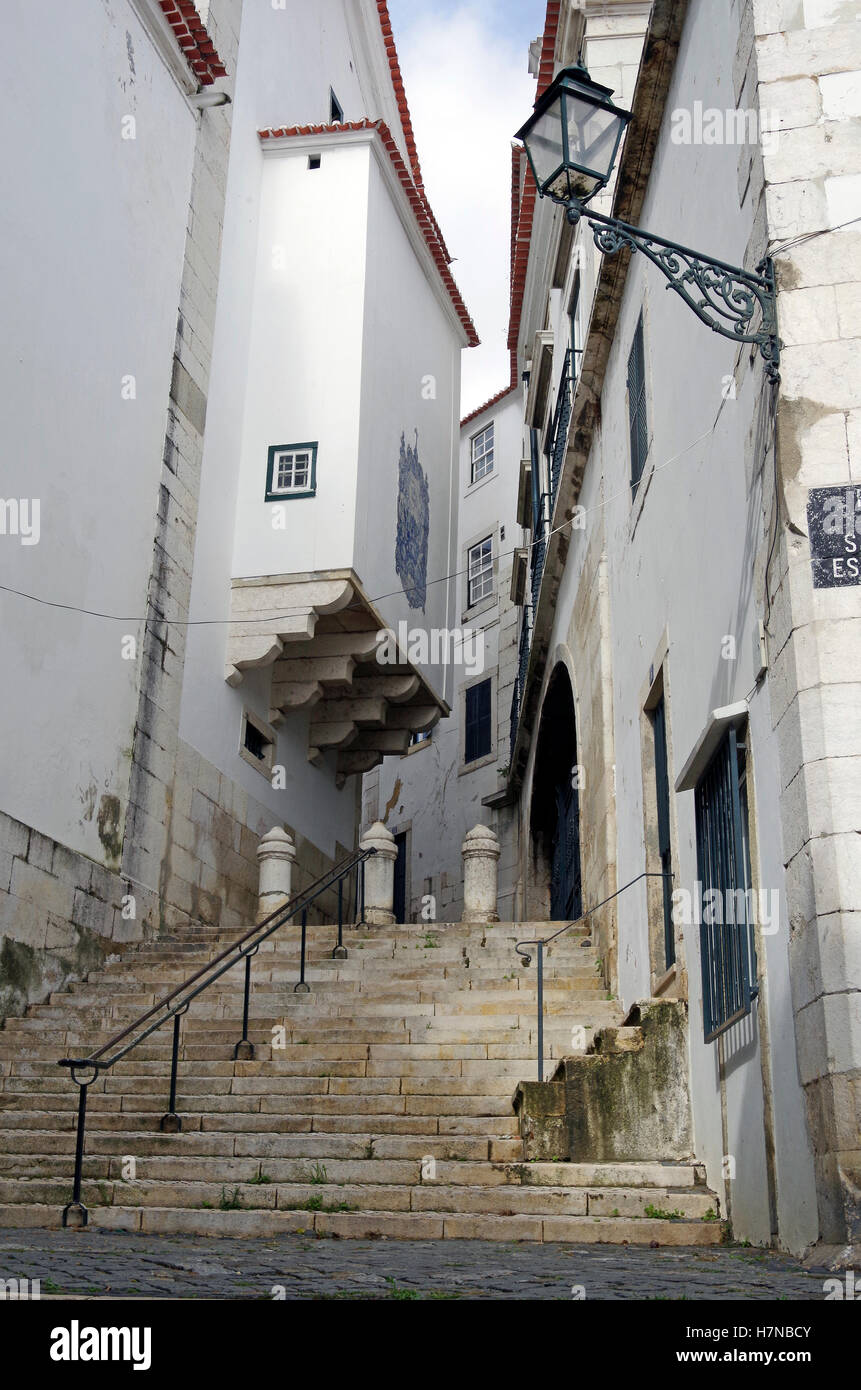 Lissabon, Portugal, Apsis der Kirche von S Estevao Stockfoto