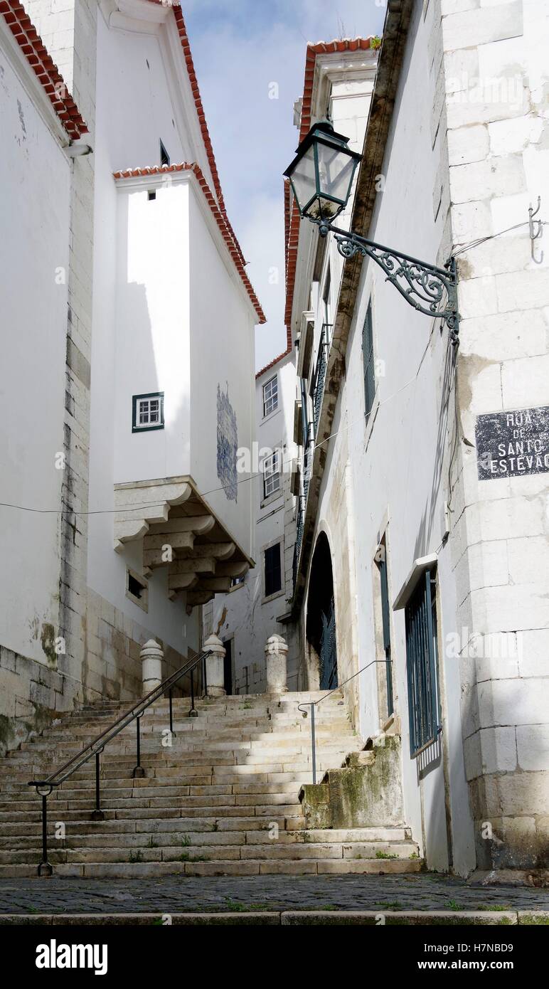 Lissabon, Portugal, Apsis der Kirche von S Estevao Stockfoto