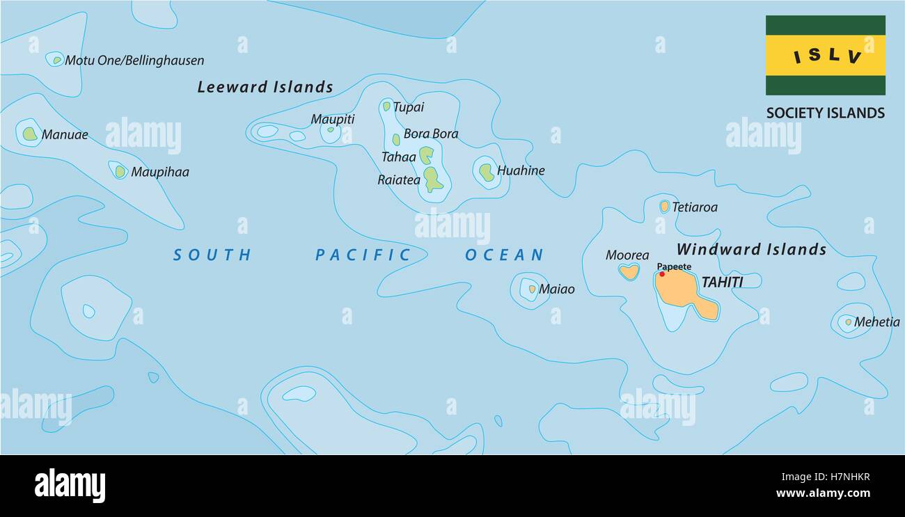 French Polynesia Map Stockfotos Und Bilder Kaufen Alamy