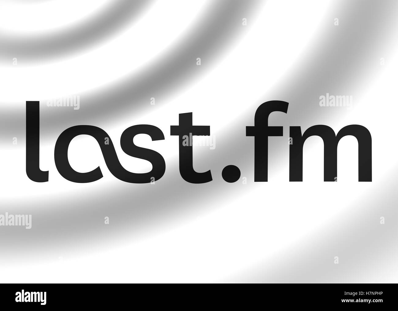 Letzten fm-Logo Stockfoto