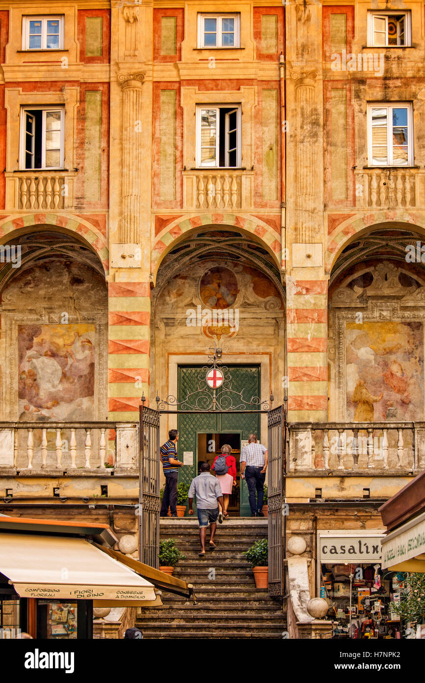 Historischen Zentrum. Altstadt. Genua. Mittelmeer. Ligurien, Italien Europa Stockfoto