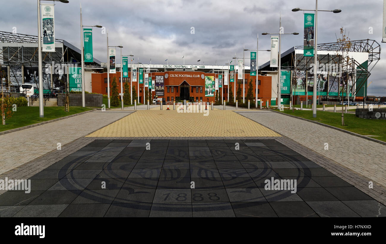 Keltischer Park Stadion Glasgow Stockfoto