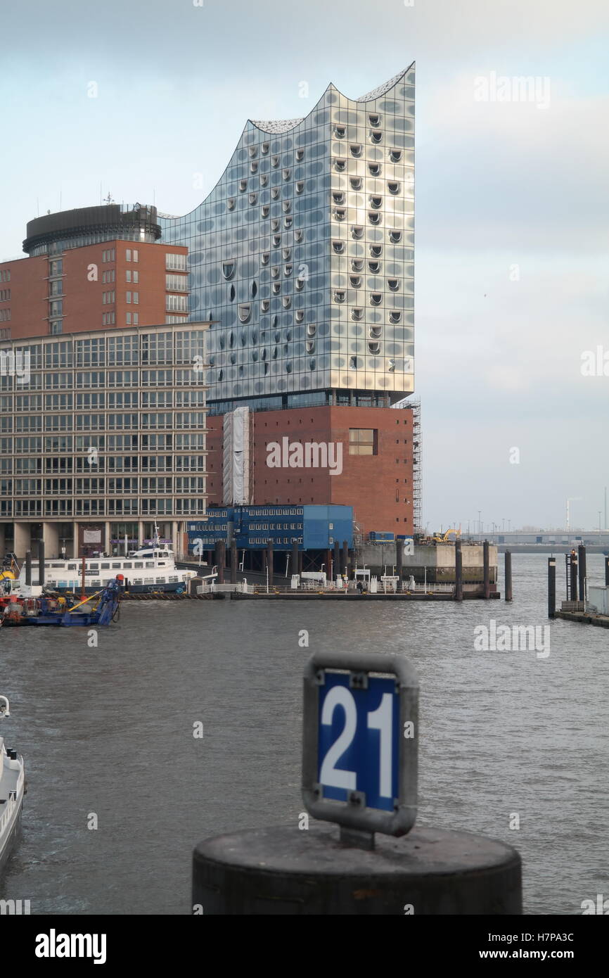 Elbphilharmonie in Hamburg, Deutschland Stockfoto