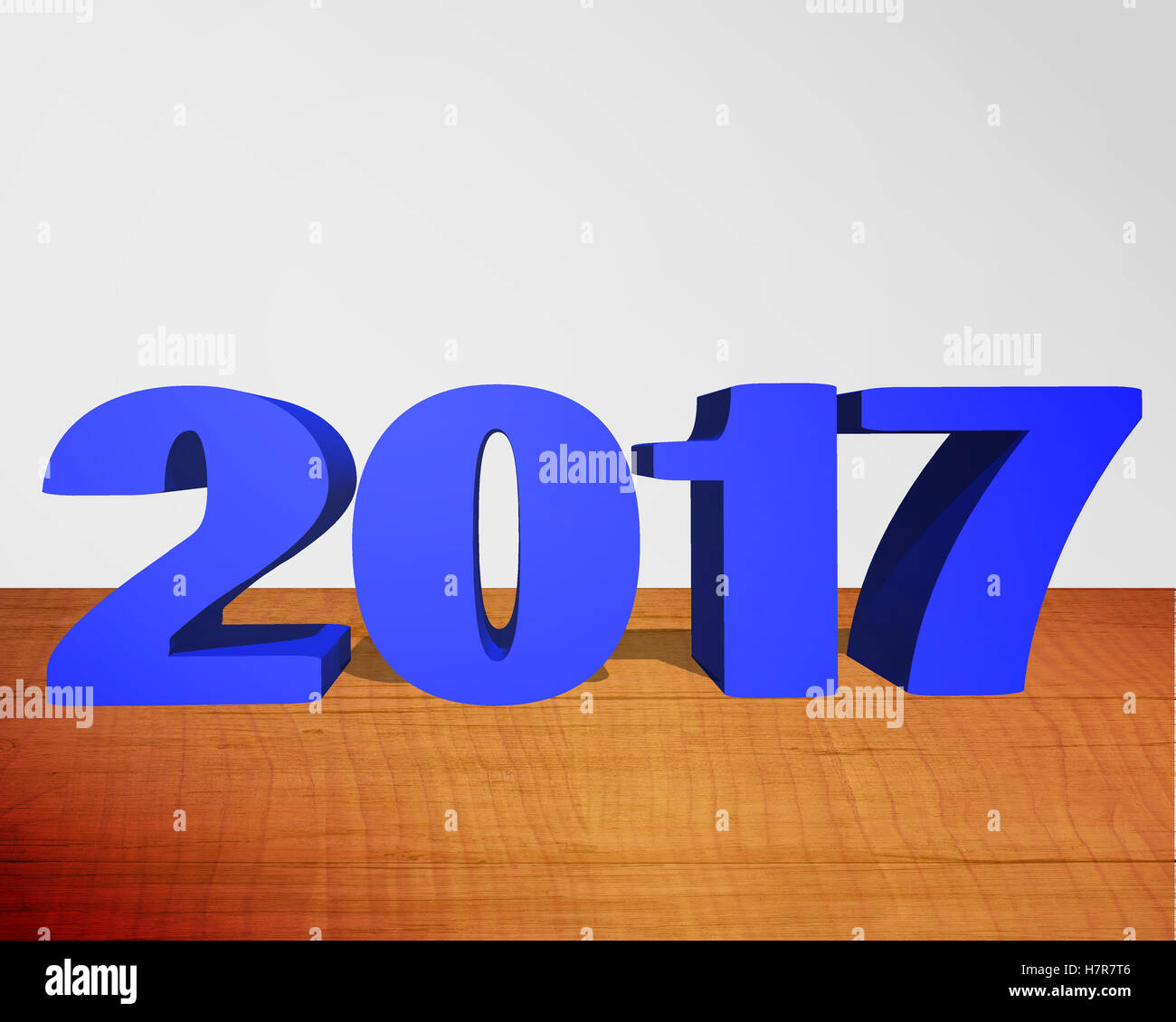 3D-Text-2017 Stockfoto