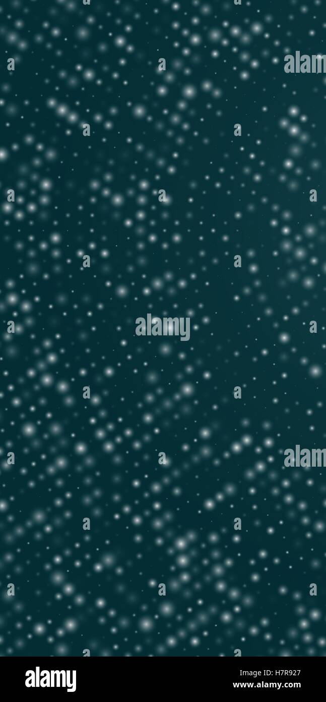 Konzentrische radial blau Sterne Partikel auf dunklen Raum Hintergrund. EPS10 Vektor-illustration Stock Vektor