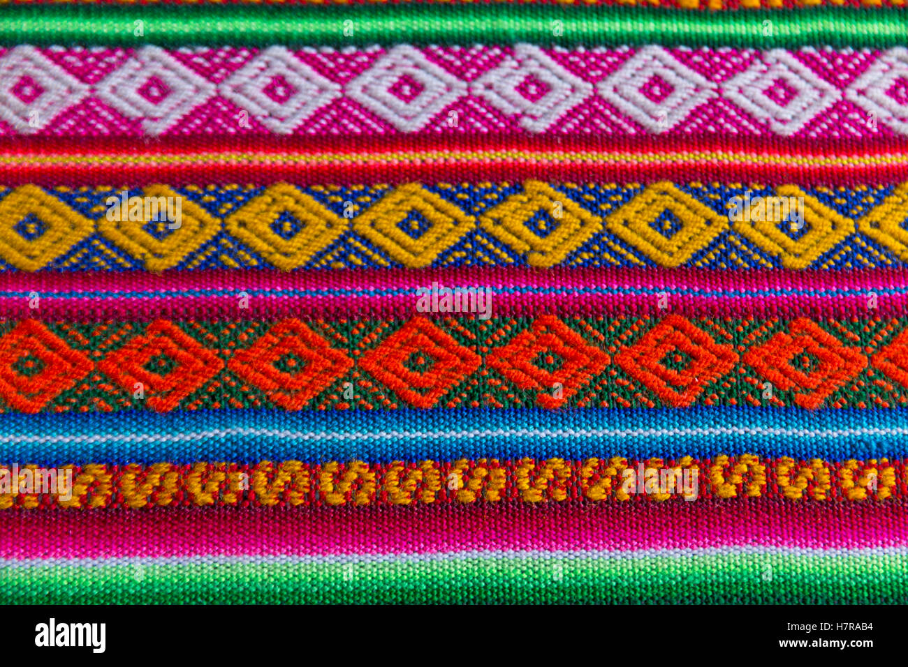 Traditionelle andine Wandteppich aus nördlichen Argentinien, Peru und  Bolivien Stockfotografie - Alamy