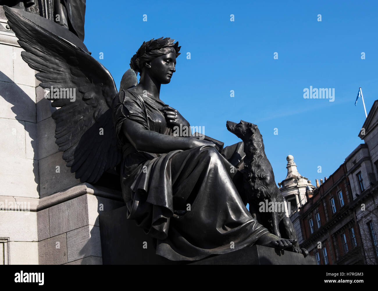O' Connell Monument; Dublin, Irland Stockfoto