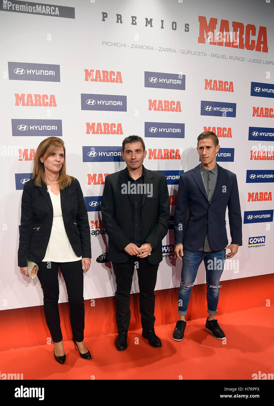 Madrid, Spanien. 7. November 2016. während Awards für den Fußball Liga "Marca" der spanischen Saison 2015 / 2016 in Madrid am Montag, 7. November 2016. Bildnachweis: Gtres Información Más lokalen auf line,S.L./Alamy Live News Stockfoto