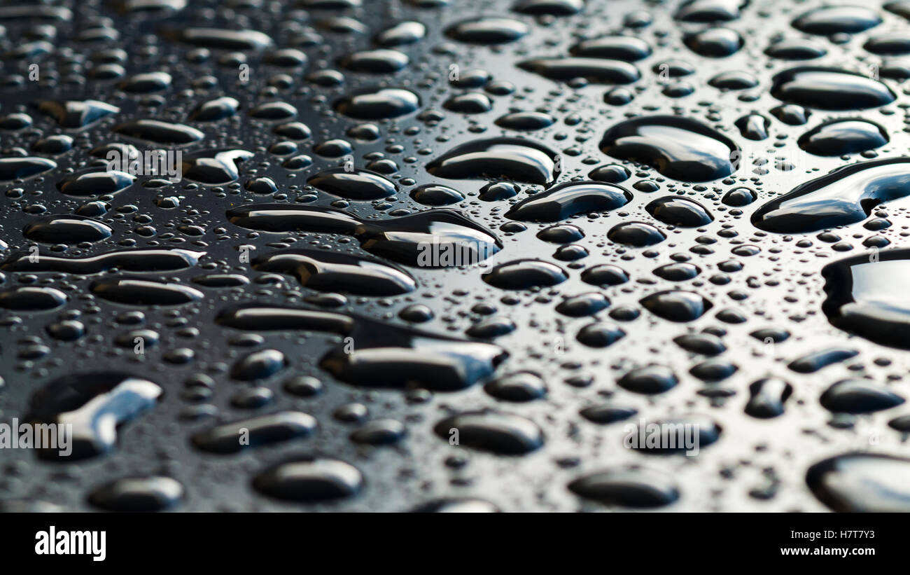 Wassertropfen, abstrakten Hintergrund Stockfoto