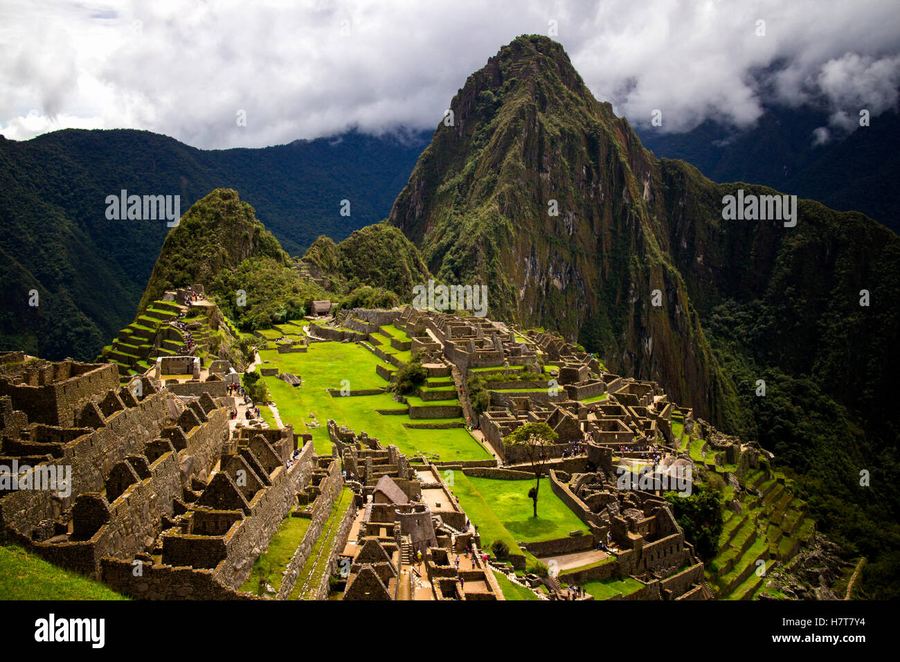 Ruinen von Machu Picchu, Peru Stockfoto