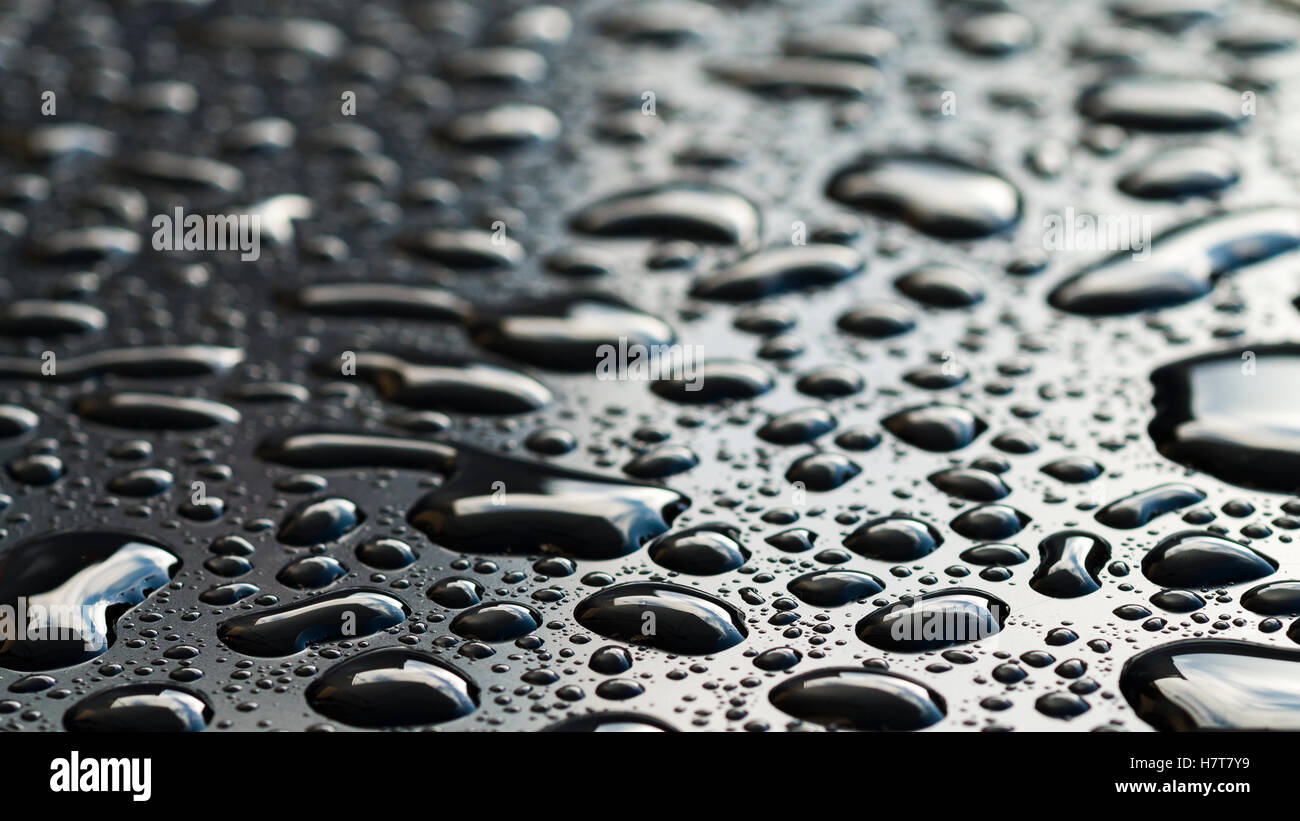 Wassertropfen, abstrakten Hintergrund Stockfoto