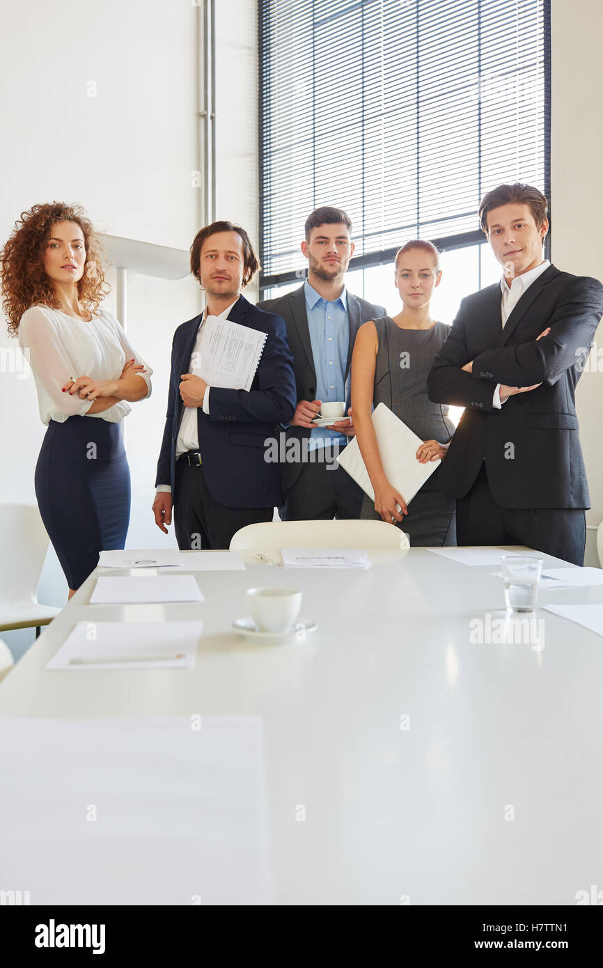 Unternehmensgruppe Team mit kompetenten Menschen Stockfoto