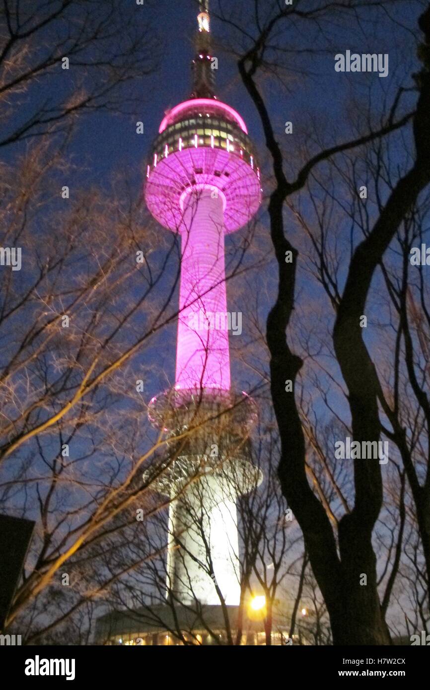 Seoul-Turm Stockfoto