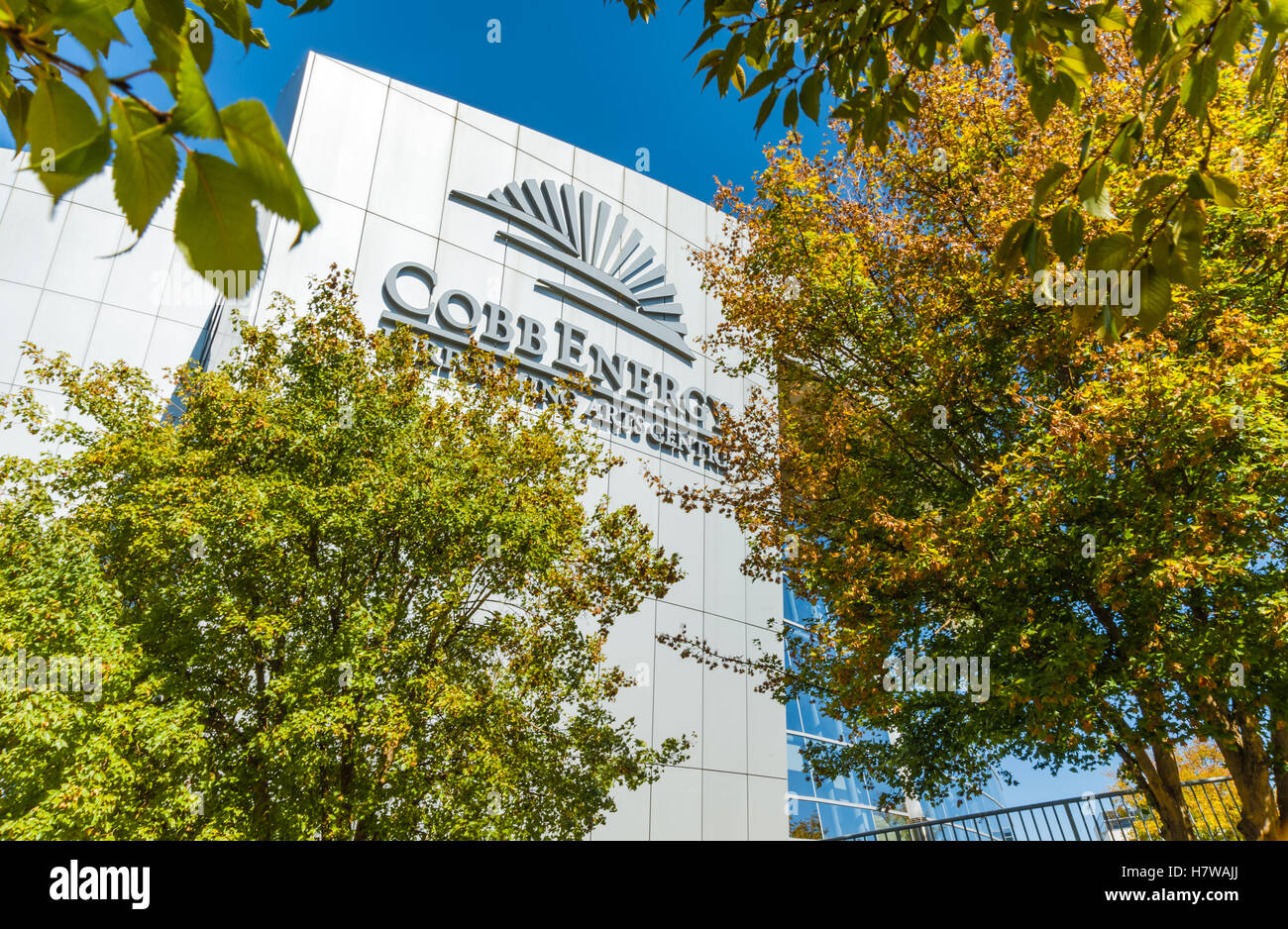 Cobb Energy Performing Arts Center in Atlanta, Georgia, USA. Stockfoto