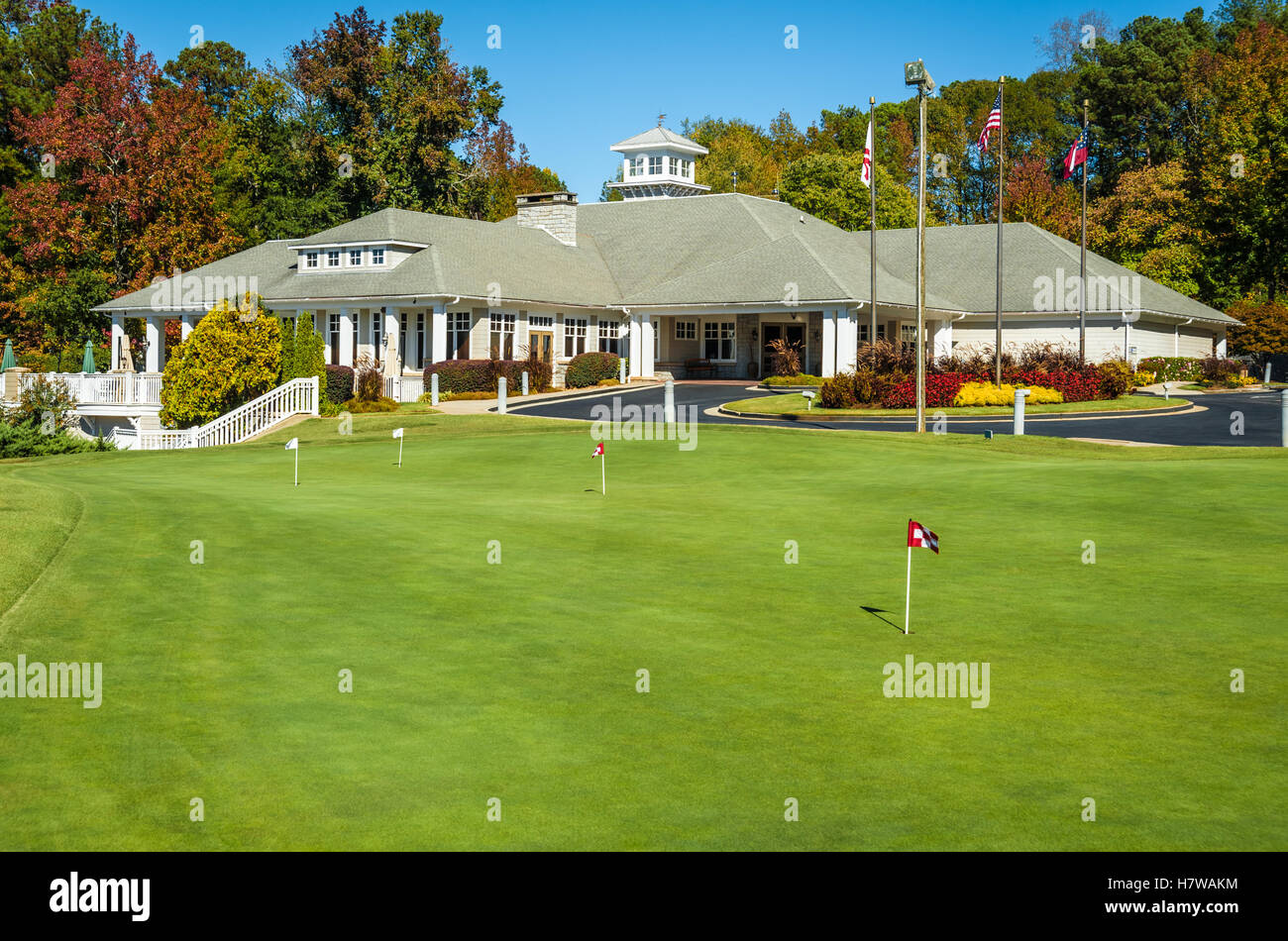 Stone Mountain Golf Club wird von Marriott Golf im Stone Mountain Park in Atlanta, Georgia, geführt. (USA) Stockfoto