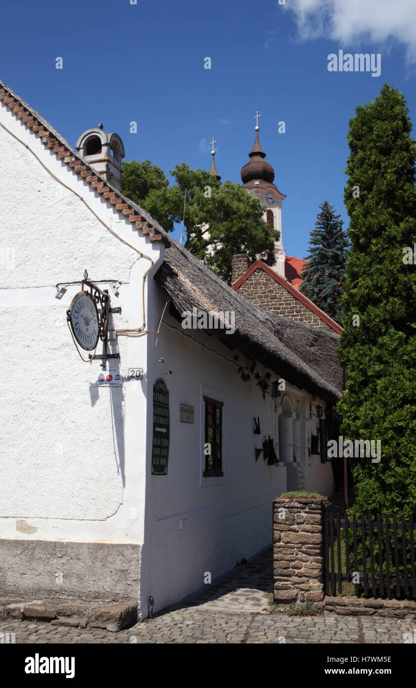 Historischen Dorf von Tihany in Ungarn Stockfoto