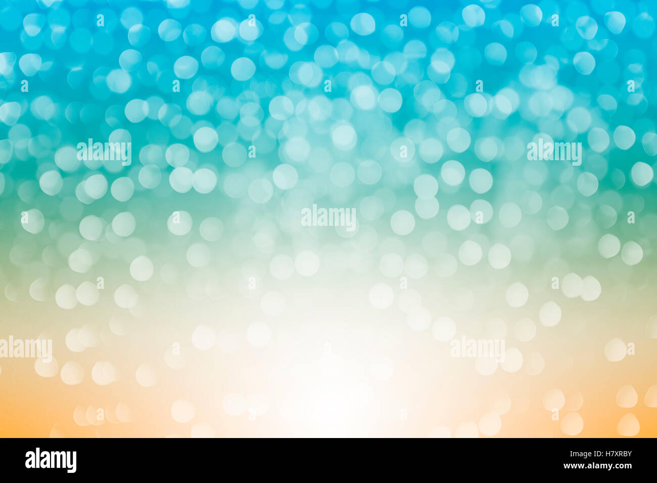 defokussierten, abstrakten Hintergrund Licht Bokeh Farbkreise, für Weihnachten Hintergrund. Stockfoto